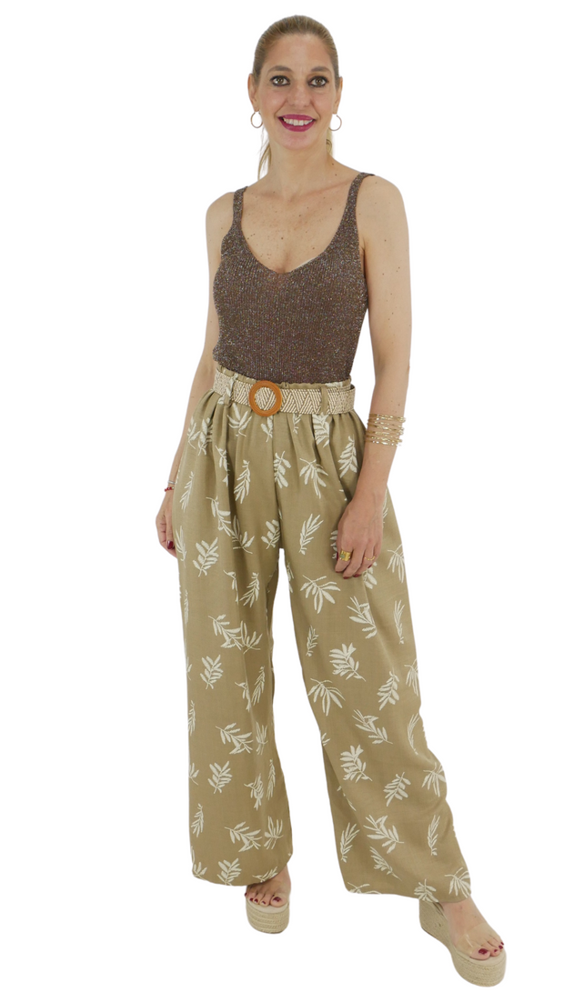 Pantalón Hojas