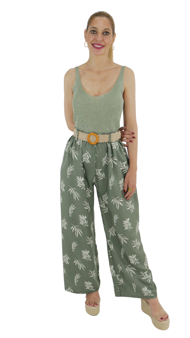 Pantalón Hojas