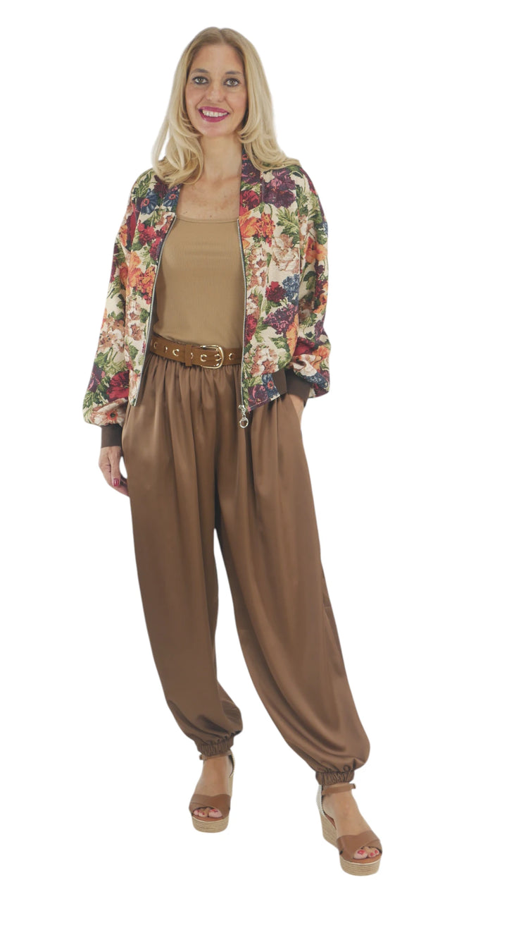 Pantalón Bombacho Satinado
