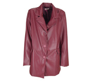 Blazer Oversize Efecto Piel