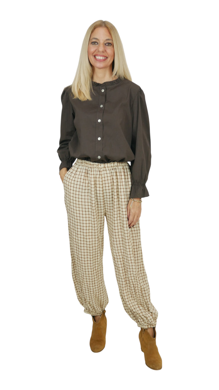 Pantalón Balloon Cuadros