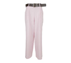 Pantalón Palazzo de color rosa con cinturon