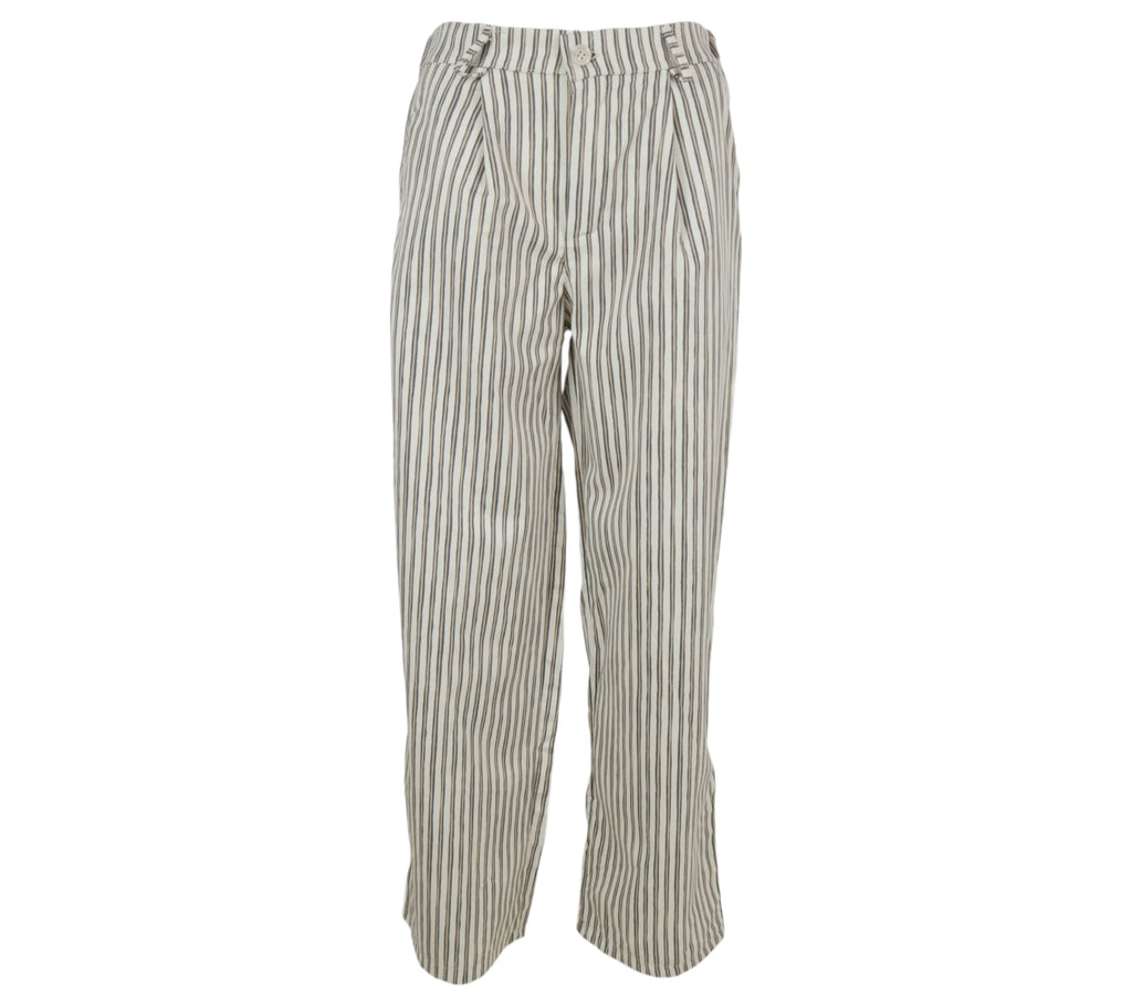 pantalón rayas recto estampado mujer