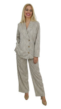 Blazer Rayas Botones