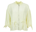 chaqueta bomber ligera amarillo