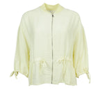 chaqueta bomber ligera amarillo