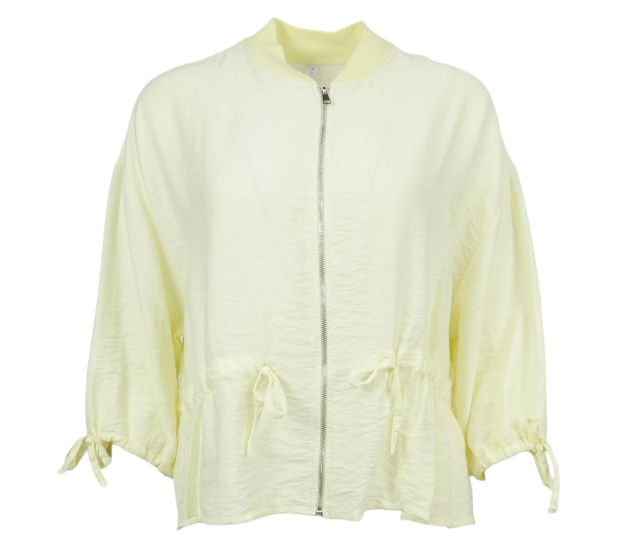 chaqueta bomber ligera amarillo