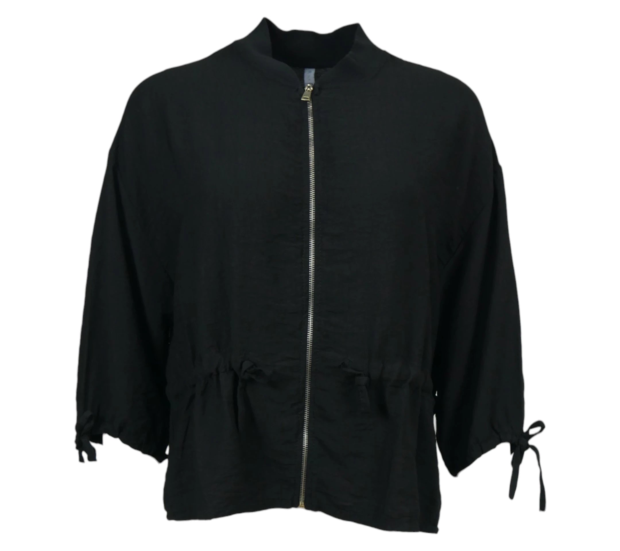 chaqueta bomber ligera negro