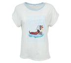 Camiseta Salchicha color celeste