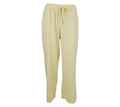 Pantalón vichy amarillo mujer