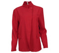 Chaqueta mujer minimalista roja corte recto elegante