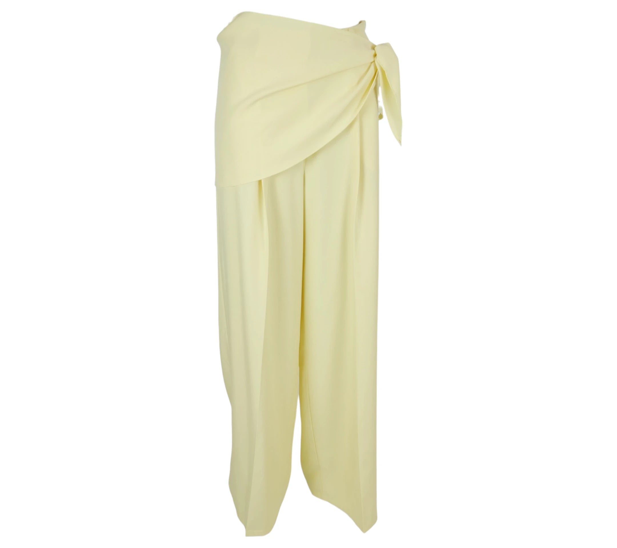 Pantalón Pañuelo amarillo con lazada lateral