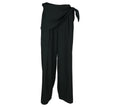 Pantalón Pañuelo  negro con lazada lateral