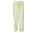  Pantalón Efecto Lino color Amarillo