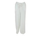 Pantalón Efecto Lino color blanco