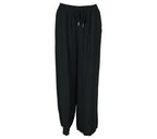 Pantalón Efecto Lino color Negro