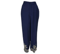 Pantalón Palma Bordado azul marino