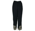 Pantalón Palma Bordado negro