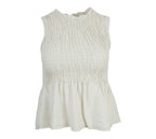 Top lolita beige mujer