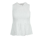 Top lolita blanco mujer