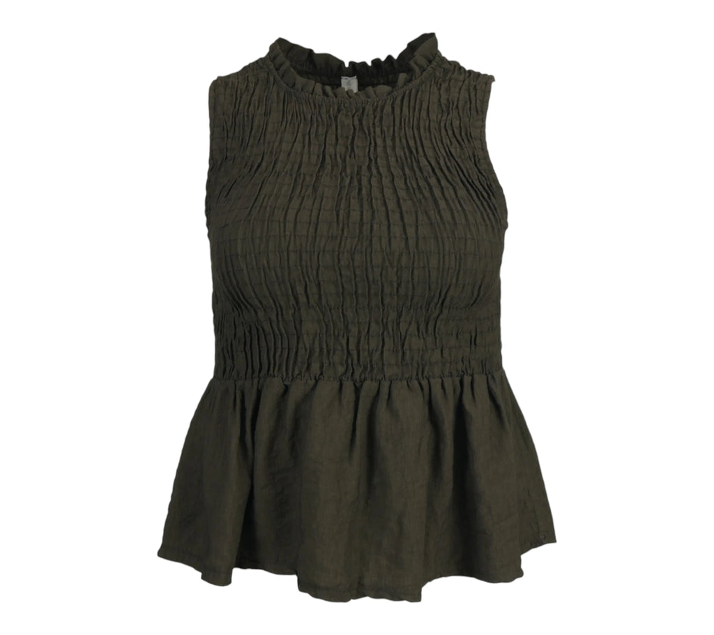Top lolita marrón mujer