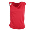 Top Aro mujer rojo con detalle aro metálico en hombro