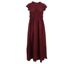 Vestido Capri de color burdeo