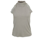 Top Toffee de color taupe