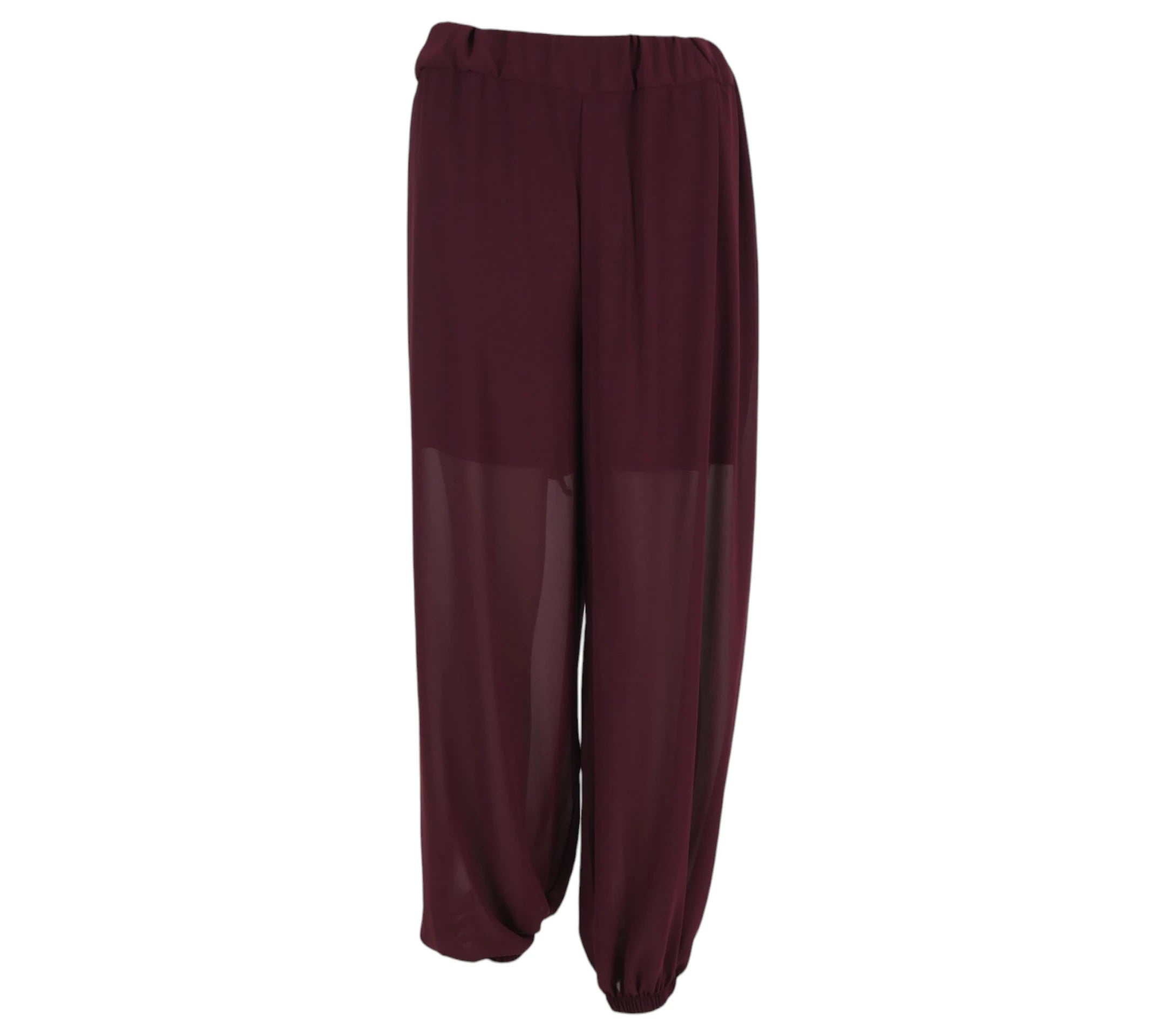 Pantalon Selena burdeo