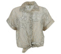 Camisa Seychelles de color beig