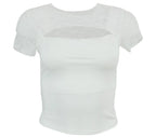 Top Alba de color blanco