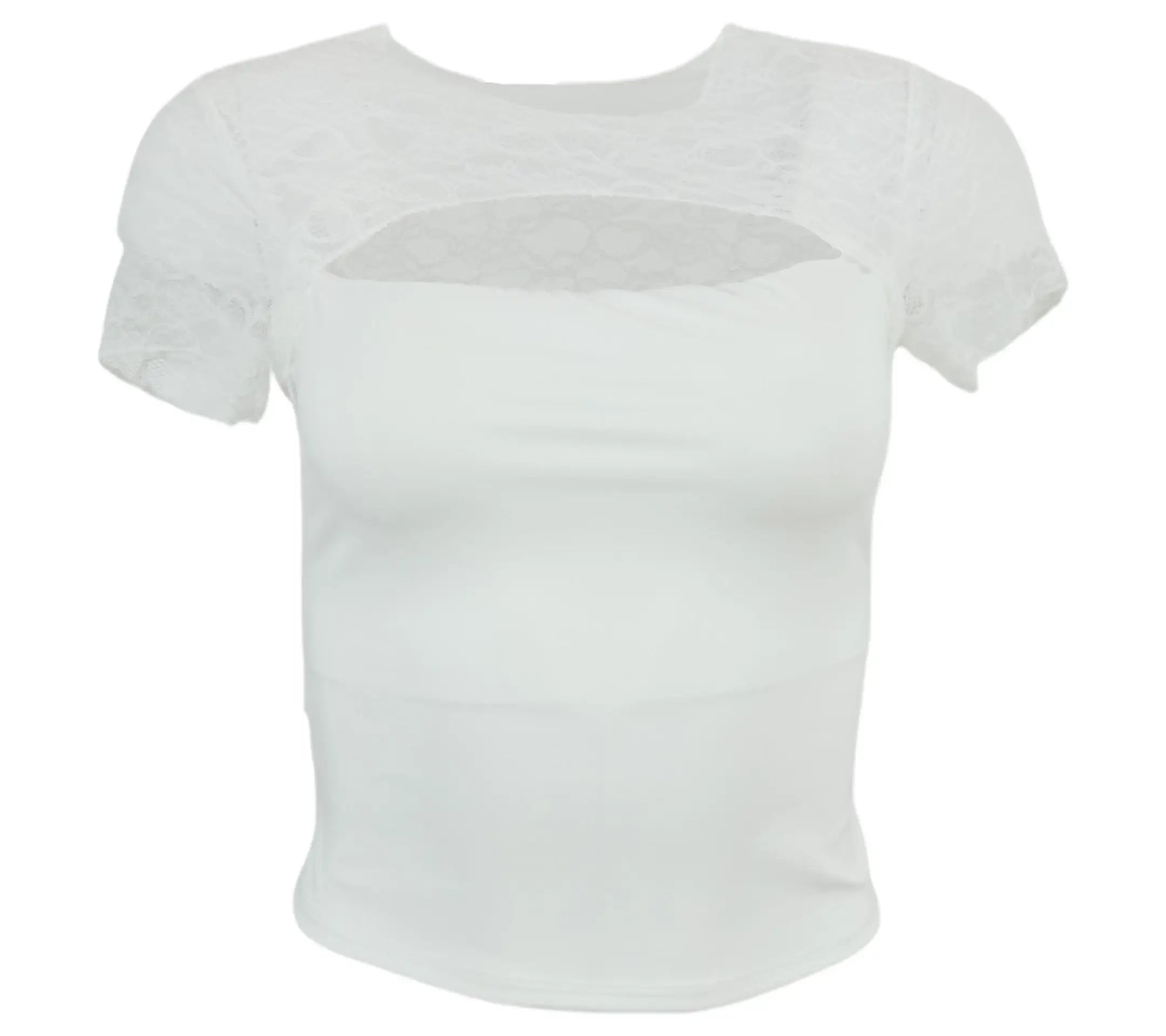 Top Alba de color blanco
