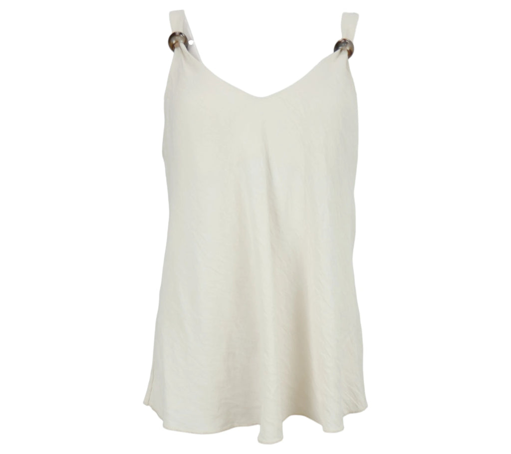 Top Inés color beig