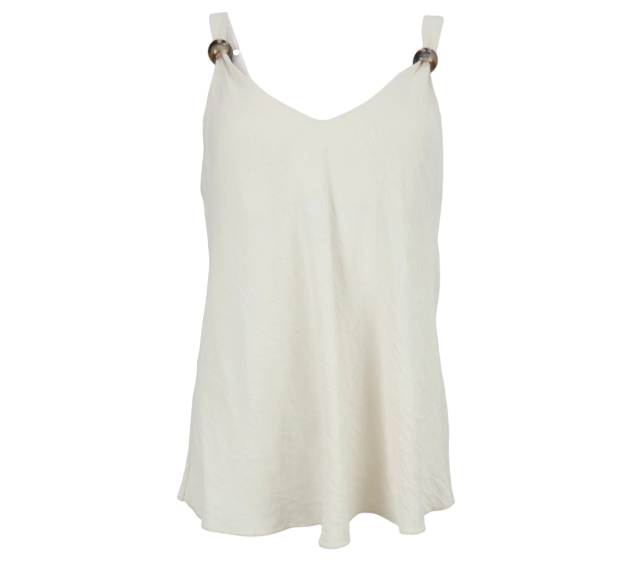 Top Inés color beig