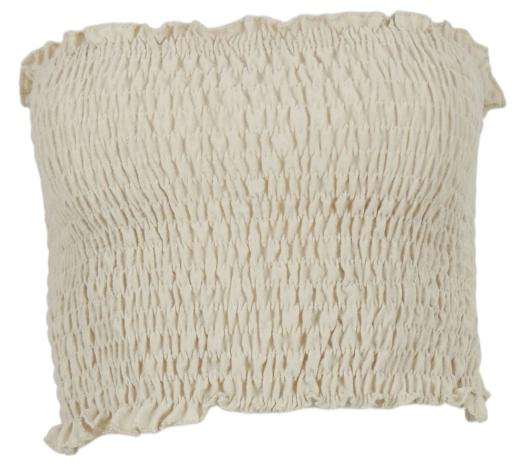 Top del Conjunto Mykonos color beige