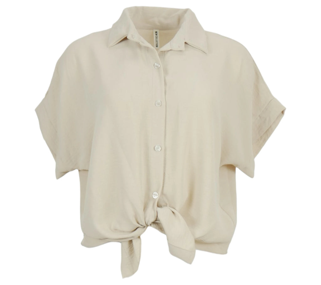 Top del Conjunto Bilbao color beig