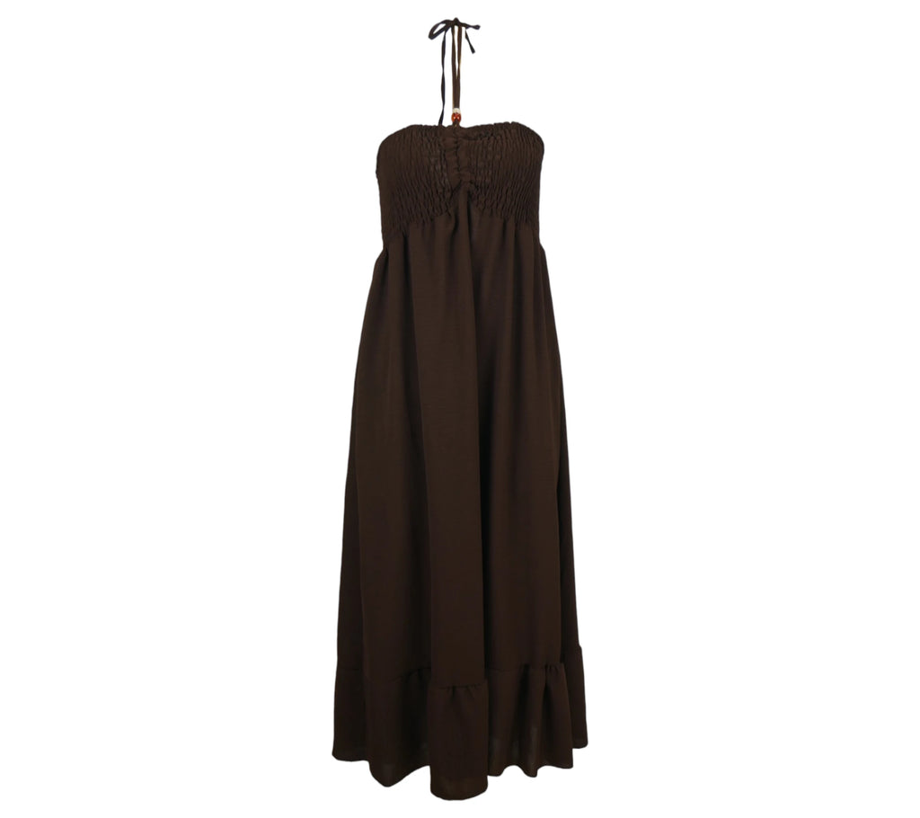 Vestido Grecia color marrón
