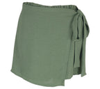 Falda Pantalón Pareo color caqui