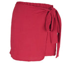 Falda Pantalón Pareo color rojo