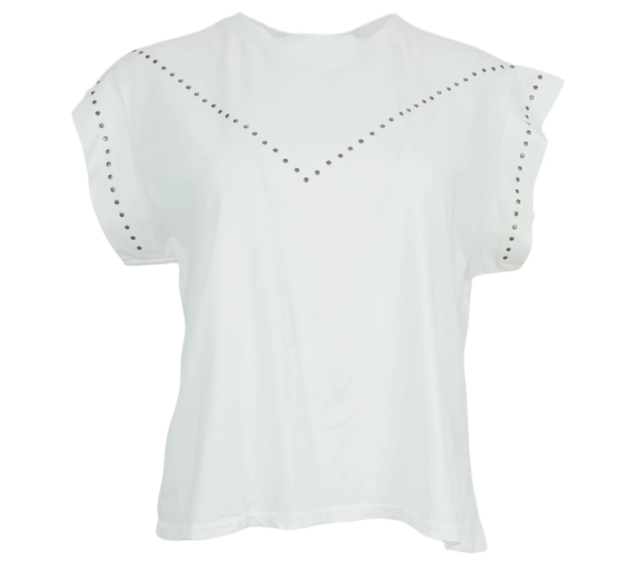 Camiseta Tachuelas en Color Blanco