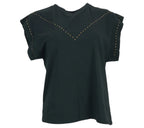 Look de Camiseta Tachuelas de color Negro