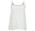 Look de Top Conchas de color Blanco