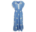 Vestido Boho color celeste
