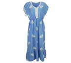 Vestido Boho color celeste