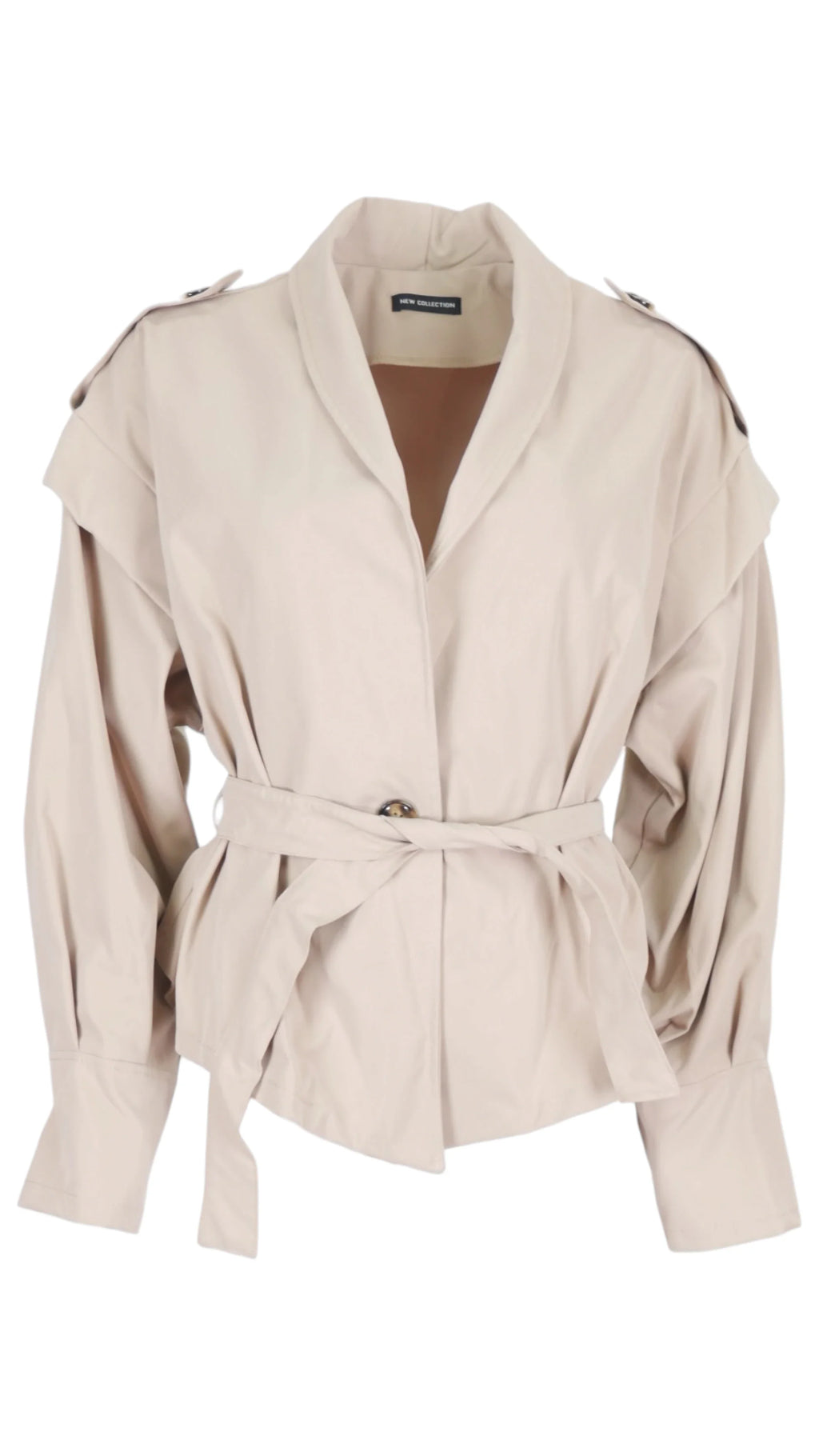 Trench Crop — beig