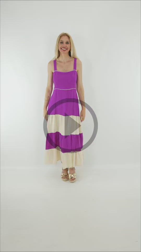 Video del Look Vestido Alhambra con cuñas doradas