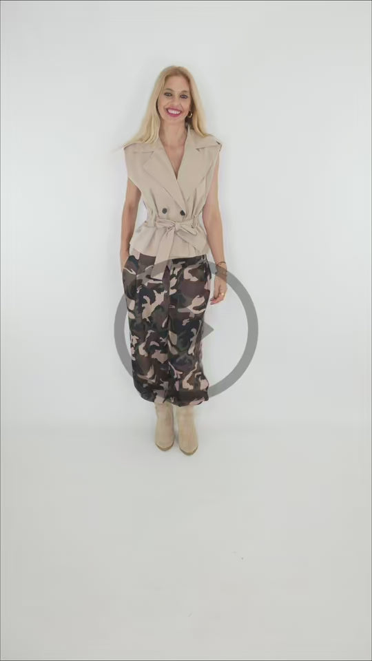 Pantalón Globo Camuflafe