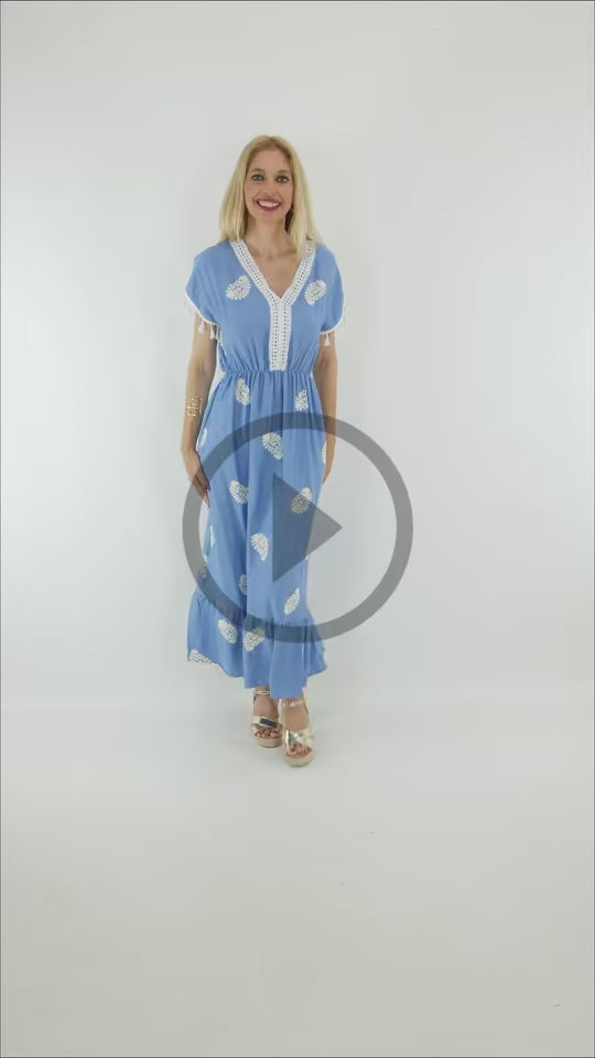 Video de Look Vestido Boho con cuñas metalizadas