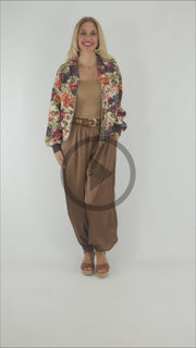 Pantalón Bombacho Satinado