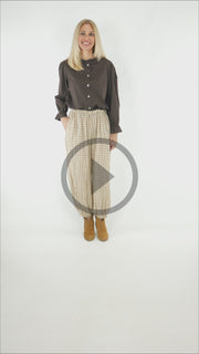 Pantalón Balloon Cuadros